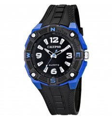 Calypso K5634/3 watch Black and blue 43.50 mm diameter