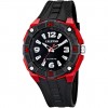Rellotge Calypso K5634/4 Negre i vermell 43.50 mm diàmetre
