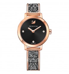 Cosmic Rock Swarovski watch 5376068 Black dial rose gold tone