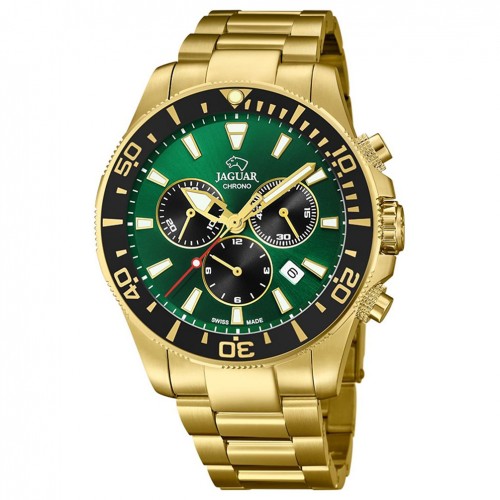 Rellotge Jaguar Acamar J864/1 Executive Daurat Esfera verda