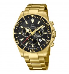 Reloj Jaguar Acamar J864/3 Executive Acero dorado Esfera negra