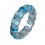 Ring white gold with Topazios blue CAP/A002T: 01