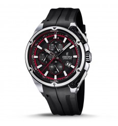 Festina Hombre Chrono Bike 2015 F16882/8 Esfera negra Correa de goma
