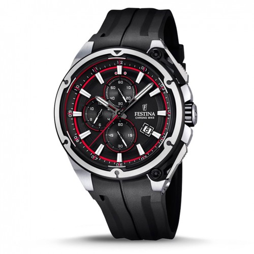 Festina Man Chrono Bike 2015 F16882/8 Black dial Rubber strap