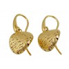 Long earrings in yellow gold A22 - 6318:00