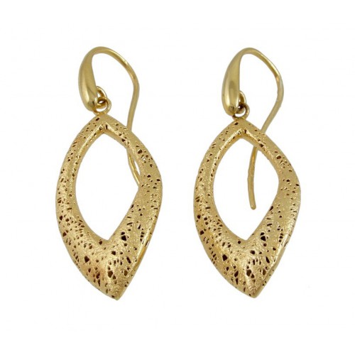 Long earrings in yellow gold A22 - 7247:00