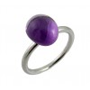 Ring white gold Amethyst MET/A624A: 01