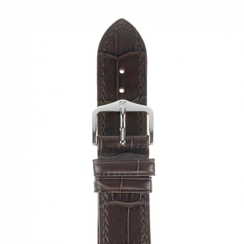 Duke leather strap in brown from Hirsch 01028010