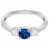 Attract Trilogy Swarovski ring 5448900 5416152 Blue rhodium plating