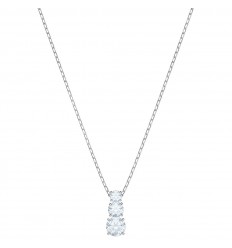 Colgante Swarovski Attract Trilogy 5414970 Blanco baño de rodio