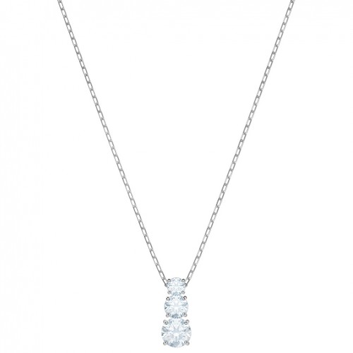Colgante Swarovski Attract Trilogy 5414970 Blanco baño de rodio