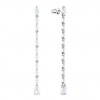 Swarovski Louison long earrings 5409732 White Rhodium plating