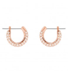 Swarovski Stone earrings 5446008 White Rose gold plating