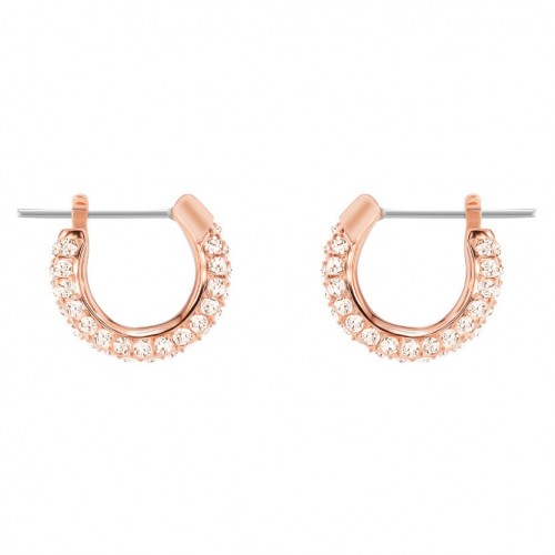 Swarovski Stone earrings 5446008 White Rose gold plating