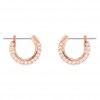 Swarovski Stone earrings 5446008 White Rose gold plating