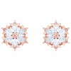 Swarovski Magic earrings 5428429 White Rose gold plating