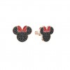 Arracades Swarovski Mickey & Minnie 5446390 Negre Bany d'or rosa