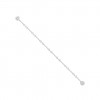 Pulsera Swarovski Remix Carrier 5451031 5432774 blanco baño de rodio