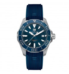 TAG Heuer Aquaracer cuarzo bisel azul WAY111C.FT6155 correa caucho