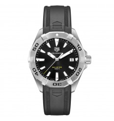 Tag Heuer Aquaracer watch WBD1110.FT8021 quartz 41mm Black rubber strap