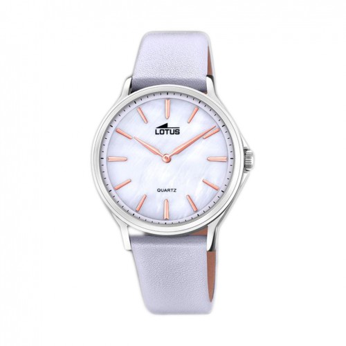 Rellotge Lotus Trendy 18516/7 Esfera lila 39 mm i corretja lila pastel