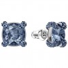 Swarovski Make up earrings 5409348 Blue Ruthenium plating