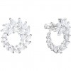 Swarovski Louison hoop earrings 5419245 White Rhodium plating