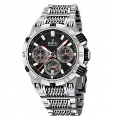 Rellotge Festina Home Chrono Bike F16774/9 Esfera negra braçalet acer