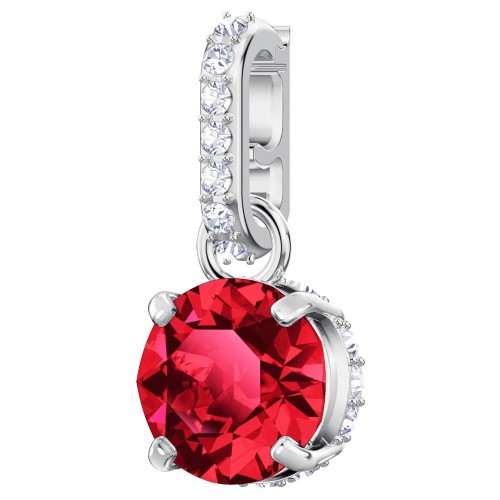 Swarovski Remix Collection Charm 5437315 enero rojo baño rodio