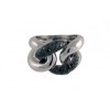 Anillo Oro Blanco Diamantes Negros A14-2183:07