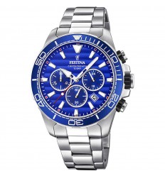 Rellotge Festina Prestige Crono Home F20361/2 Blau braçalet acer