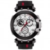 Tissot T-Race Chrono watch T1154172701100 white dial black strap