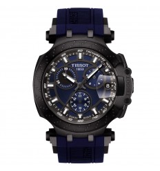 Tissot T-Race Sport Chrono watch T1154173704100 Blue dial blue strap