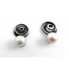 Earrings silver and Pearl J 1809