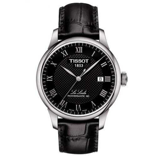 Reloj Tissot Le Locle Powermatic 80 correa piel negra T0064071605300