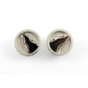 Silver and copper earrings J 1798