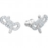 Swarovski Lifelong Bow earrings White Rhodium plating 5447080
