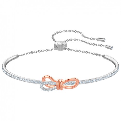 Swarovski Lifelong Bow bracelet White Mixed plating 5447079