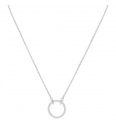 Swarovski Only necklace circular motif White Rhodium plating 5465802