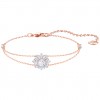 Swarovski Sunshine bracelet White crystals Rose gold plating 5451357