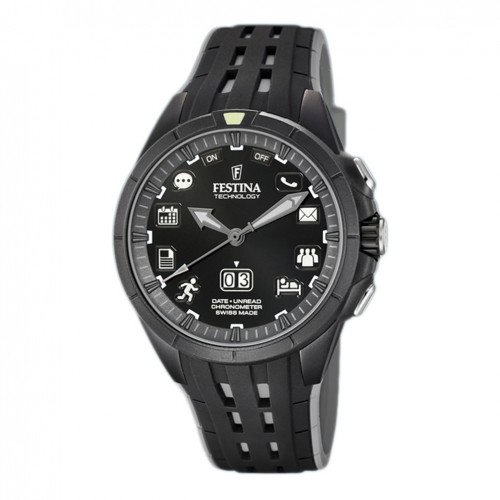 Festina Technology Connected watch Black rubber strap FS3001/1