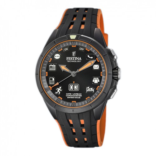 Rellotge Festina Technology connectat Negre i taronja FS3001/4