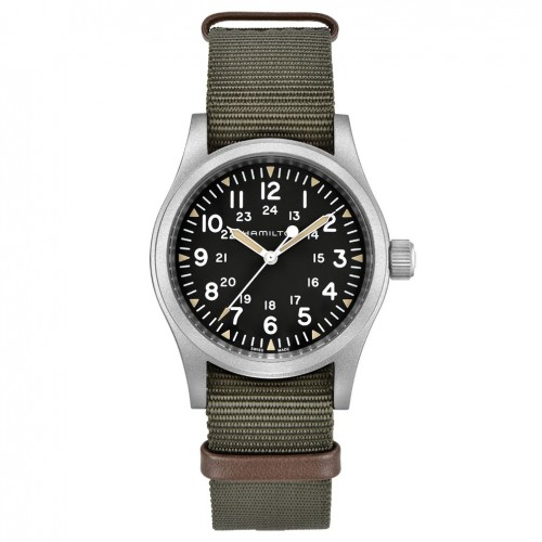 Hamilton Khaki Field Mechanical watch Matte steel 38 mm H69439931