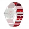 Rellotge Swatch New Gent TRAMONTO OCCASO en tons vermellosos SUOK138