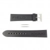 Hamilton Khaki Field black rubber strap with steel buckle 20mm H600.684.200