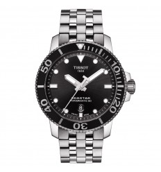 Reloj Tissot Seastar 1000 Powermatic 80 Esfera negra T1204071105100