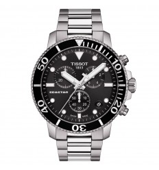 Rellotge Tissot Seastar 1000 Quars Cronògraf Esfera negra T1204171105100