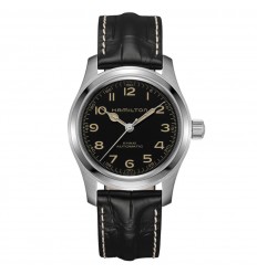 Hamilton Khaki Field Murph Auto watch black H70605731 leather strap