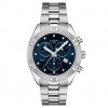Tissot PR 100 Sport Chic Crono Azul Índices diamantes T1019171104600