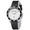 Reloj Calvin Klein Compete K9R31CD6 correa caucho negra esfera blanca